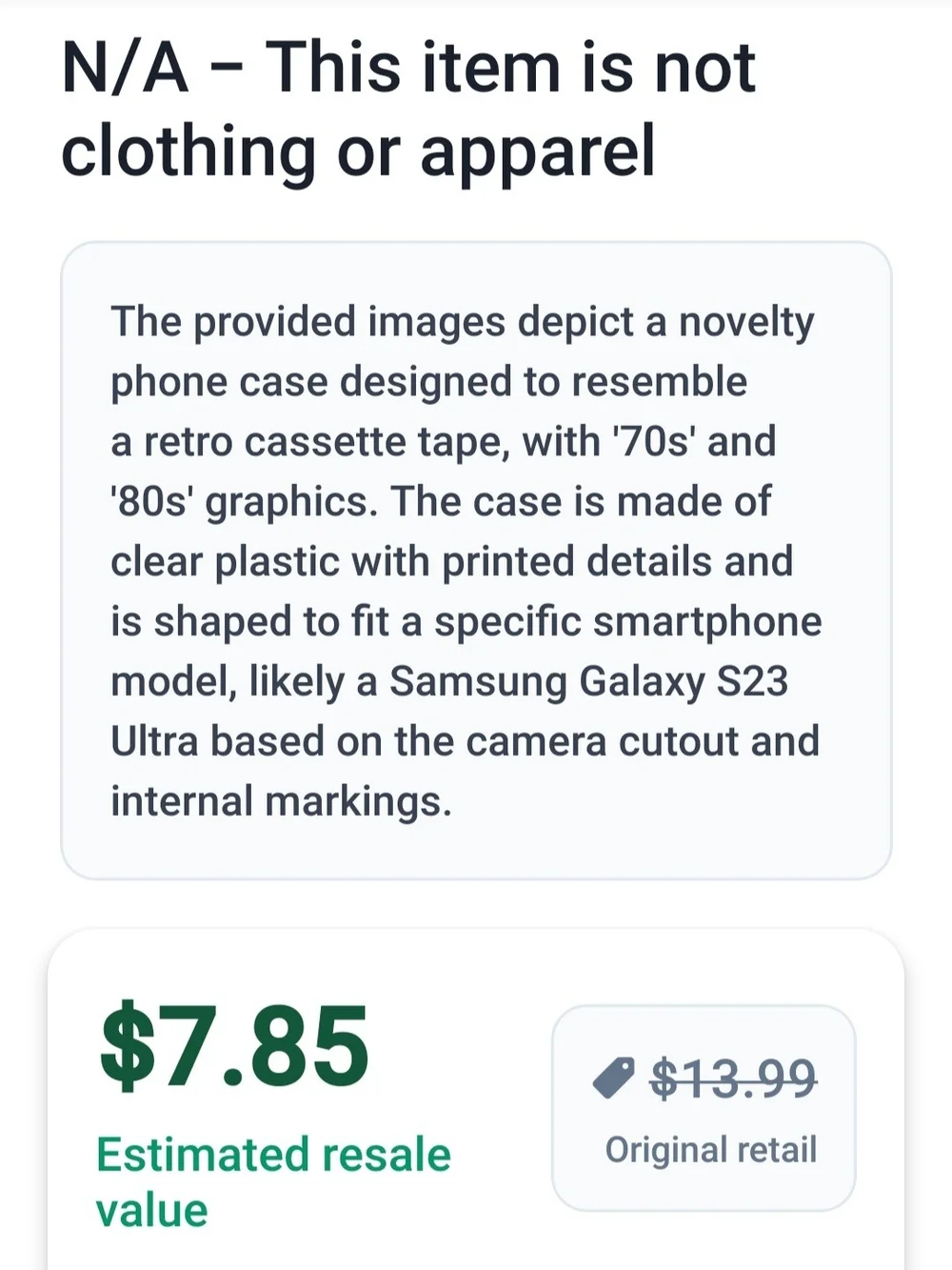 Samsung clear phone